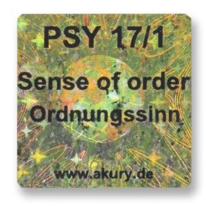 PSY 17/1 - Regulate Sense of Order