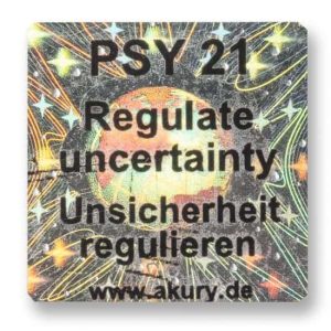 PSY 21 - Regulating Uncertainty